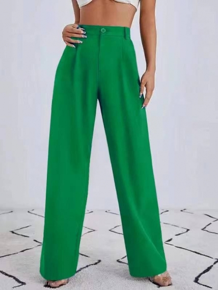 Дамски свободен панталон 6324 зелен
