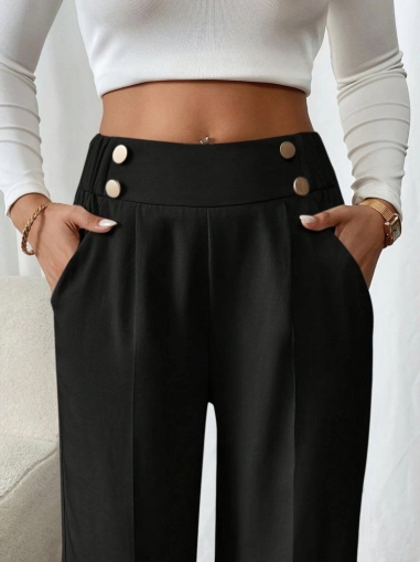 set pantaloni scurti dama cu in camasa 2510 negru