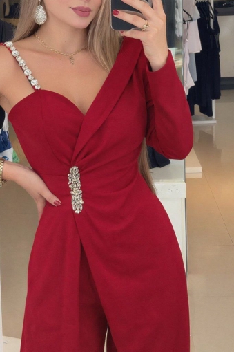 set pantaloni scurti dama cu in camasa 2510 negru