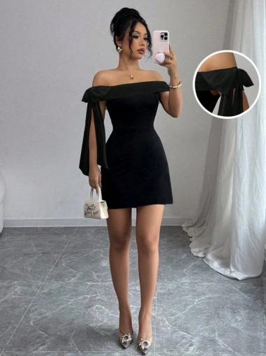 set pantaloni scurti dama cu in camasa 2510 negru