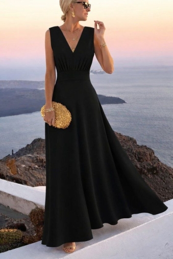 set pantaloni scurti dama cu in camasa 2510 negru