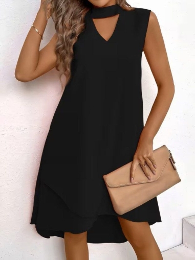 set pantaloni scurti dama cu in camasa 2510 negru