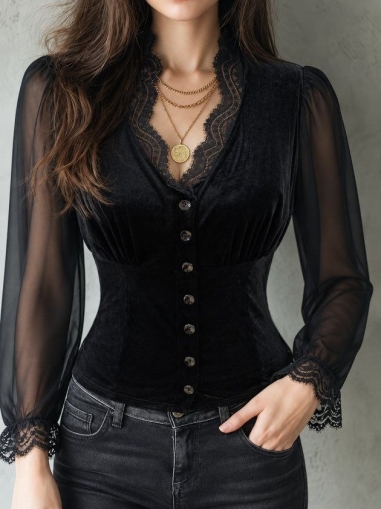 set pantaloni scurti dama cu in camasa 2510 negru