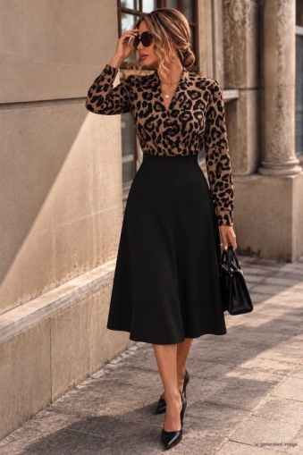 set pantaloni scurti dama cu in camasa 2510 negru