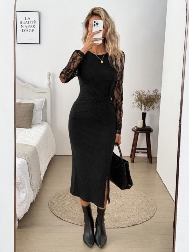 set pantaloni scurti dama cu in camasa 2510 negru