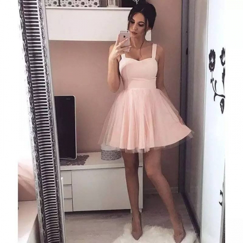 Дамска рокля с тюл 21698