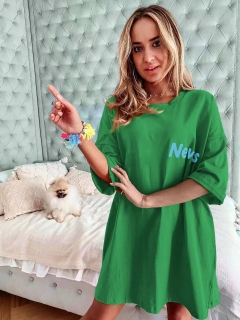 Дамска тениска-туника 615451 зелен