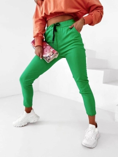Дамски спортен панталон 18312 зелен