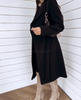 Дамско елегантно палто 3821 черен