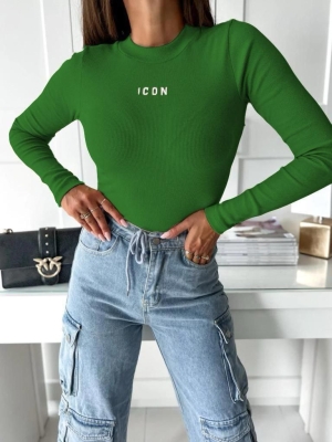 Дамска блуза по тялото AR31101 зелен