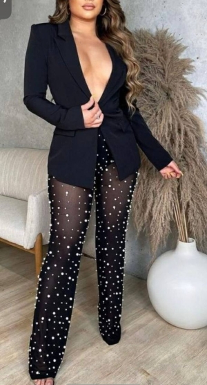 Дамски комплект сако и панталон FG1646