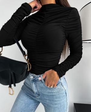 Дамска блуза с набор K9596 черен