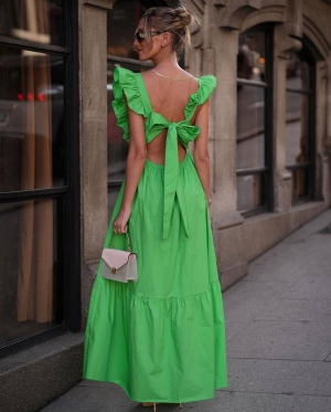 дамска рокля  2254 зелен