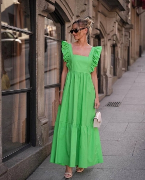 дамска рокля  2254 зелен