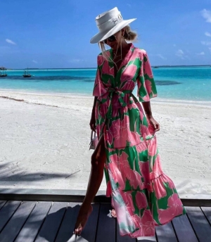 rochie de dama cu fanta 2396