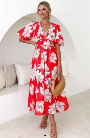 rochie de dama cu fanta 2396