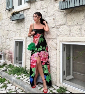 rochie de dama cu fanta 2396