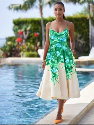 rochie de dama cu fanta 2396