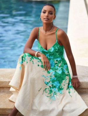 rochie de dama cu fanta 2396