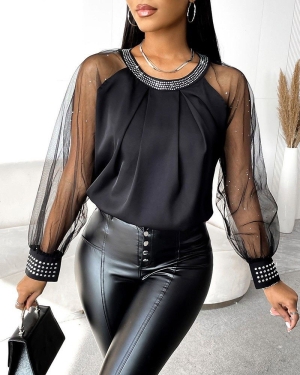set pantaloni scurti dama cu in camasa 2510 negru