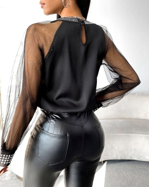 set pantaloni scurti dama cu in camasa 2510 negru