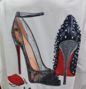 дамска риза обувки с камъни  AS7326-50