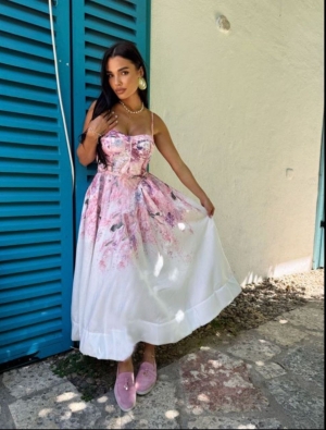 rochie de dama cu fanta 2396