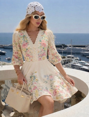 rochie de dama cu fanta 2396