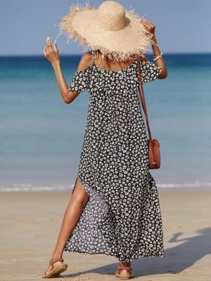 set pantaloni scurti dama cu in camasa 2510 negru