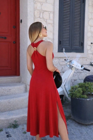 rochie de dama cu fanta 2396