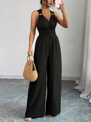 дамски гащеризон с панделка на гърба   J12010