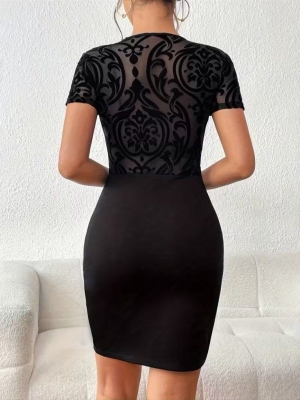 rochie de dama cu fanta 2396