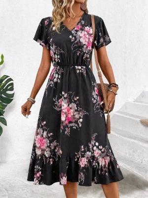 set pantaloni scurti dama cu in camasa 2510 negru