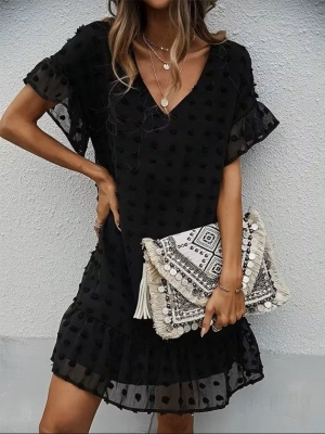 set pantaloni scurti dama cu in camasa 2510 negru