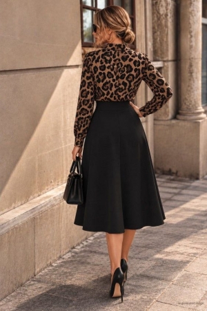 set pantaloni scurti dama cu in camasa 2510 negru