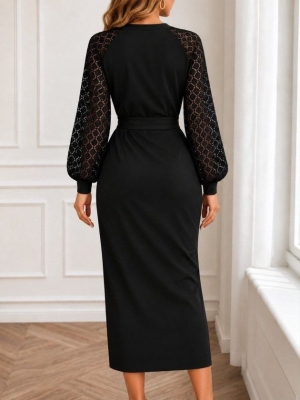 set pantaloni scurti dama cu in camasa 2510 negru